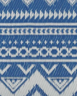 Tapete De Exterior Azul 120 X 180 Cm Nagpur