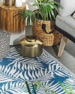 Tapete De Exterior Azul 120 X 180 Cm Kota