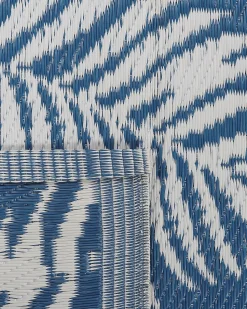 Tapete De Exterior Azul 120 X 180 Cm Kota