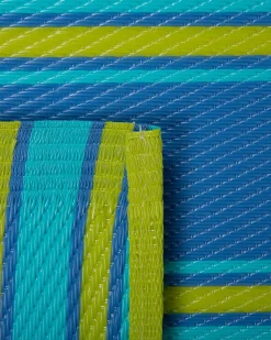 Tapete De Exterior Azul 120 X 180 Cm Alwar