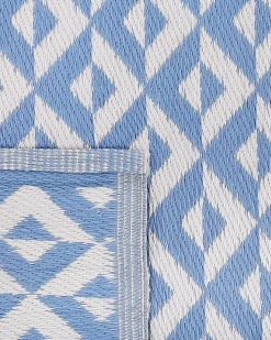 Tapete De Exterior Azul 120 X 180 Cm Bihar