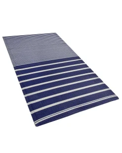 Tapete De Exterior Azul Escuro 90 X 180 Cm Haldia