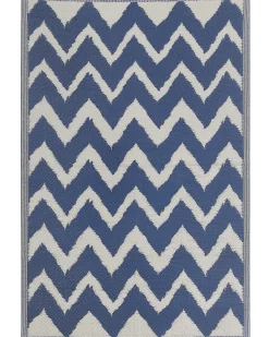 Tapete De Exterior Azul Marinho 120 X 180 Cm Sirsa