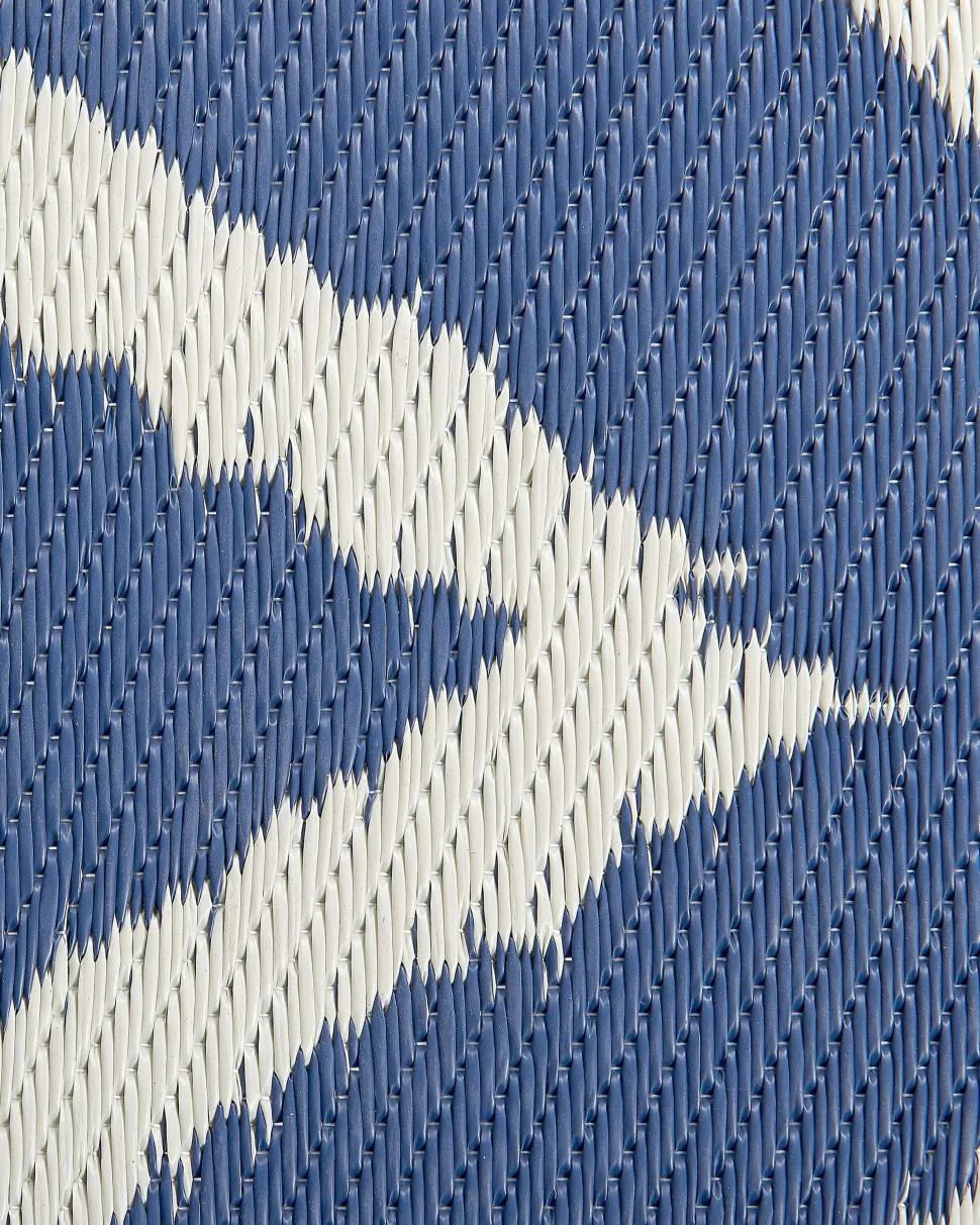 Tapete De Exterior Azul Marinho 120 X 180 Cm Sirsa