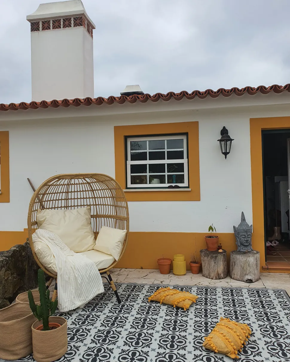 Tapete De Exterior Branco E Preto 120 X 180 Cm Nellur