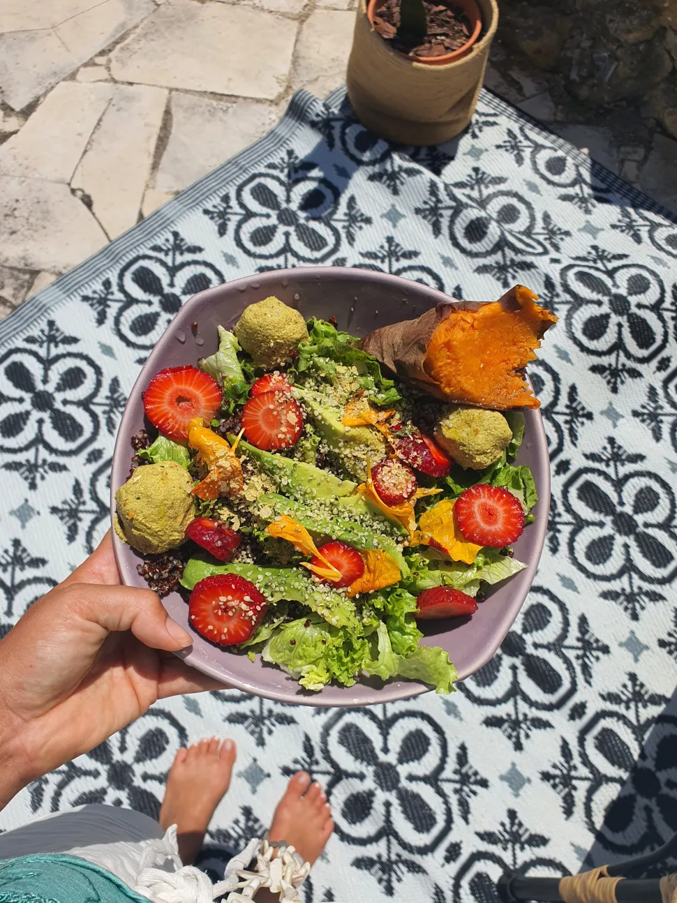 Tapete De Exterior Branco E Preto 120 X 180 Cm Nellur