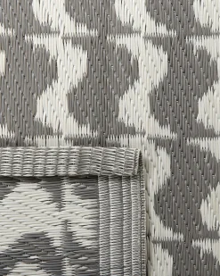 Tapete De Exterior Cinzento 120 X 180 Cm Tumkur