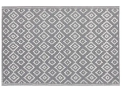 Tapete De Exterior Cinzento 120 X 180 Cm Dhule