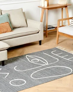 Tapete De Exterior Cinzento 140 X 200 Cm Yavu