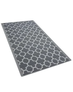 Tapete De Exterior Cinzento 90 X 180 Cm Surat