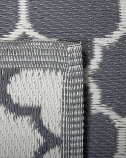 Tapete De Exterior Cinzento 90 X 180 Cm Surat