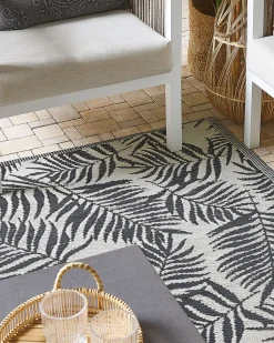 Tapete De Exterior Preto 120 X 180 Cm Kota