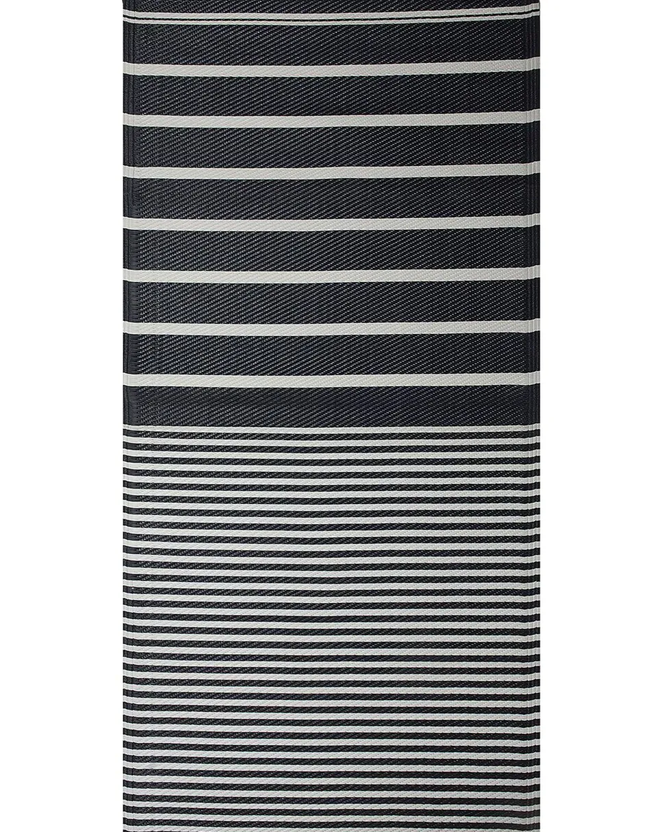 Tapete De Exterior Preto 90 X 180 Cm Haldia