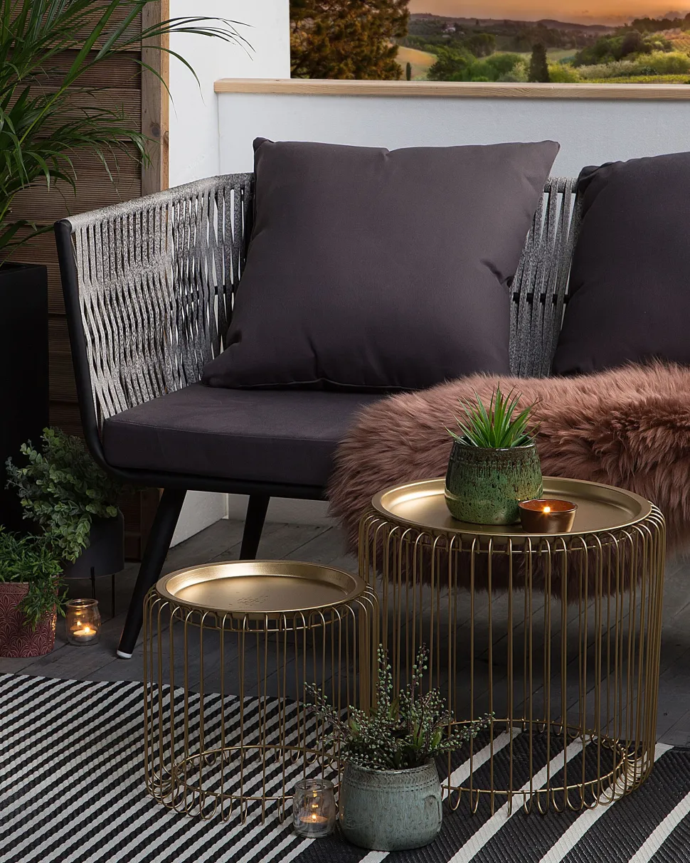 Tapete De Exterior Preto 90 X 180 Cm Haldia