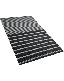 Tapete De Exterior Preto 90 X 180 Cm Haldia