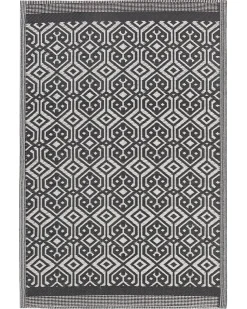Tapete De Exterior Preto 120 X 180 Cm Barmer