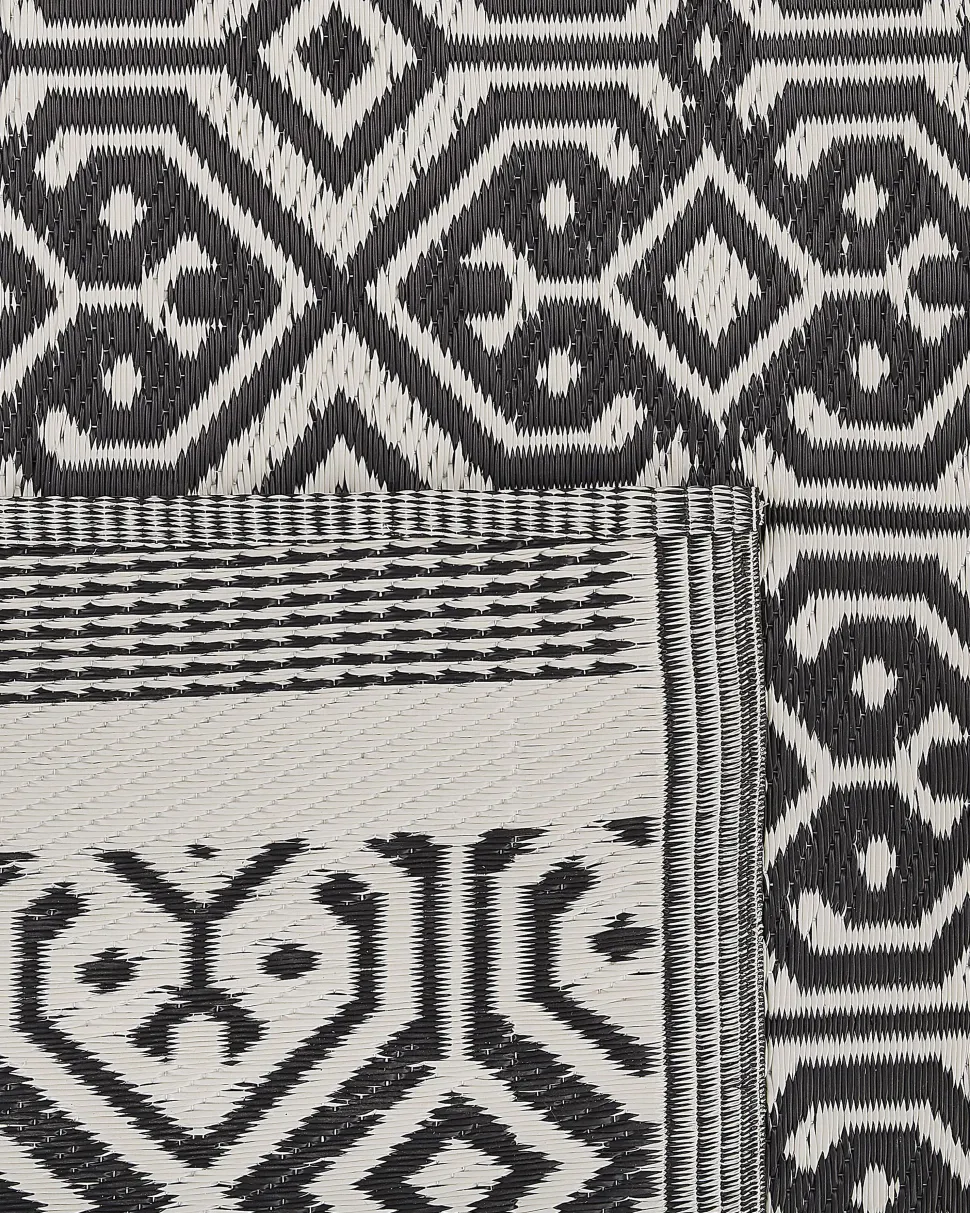 Tapete De Exterior Preto 120 X 180 Cm Barmer