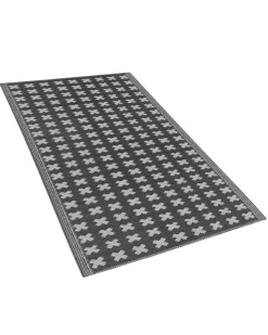 Tapete De Exterior Preto 90 X 180 Cm Rohtak