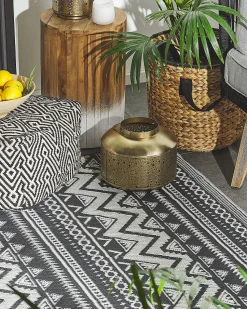 Tapete De Exterior Preto 120 X 180 Cm Nagpur