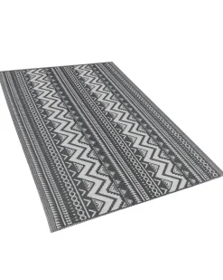 Tapete De Exterior Preto 120 X 180 Cm Nagpur