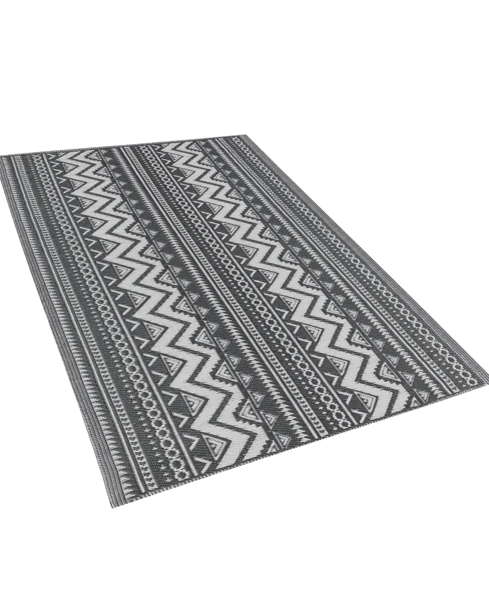 Tapete De Exterior Preto 120 X 180 Cm Nagpur