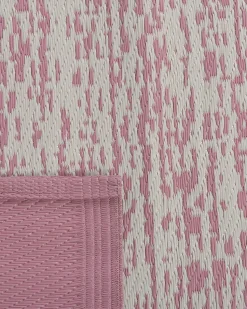 Tapete De Exterior Rosa 120 X 180 Cm Ballari