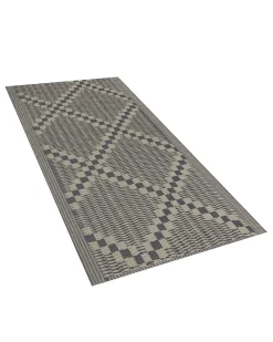 Tapete De Exterior Taupe 60 X 105 Cm Jalna