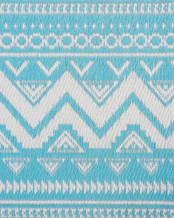 Tapete De Exterior Turquesa 120 X 180 Cm Nagpur