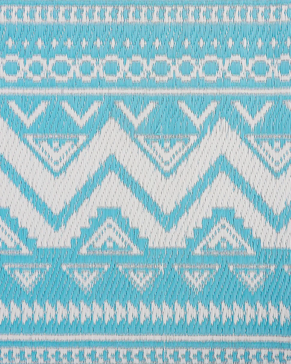 Tapete De Exterior Turquesa 120 X 180 Cm Nagpur