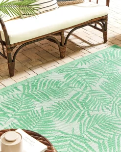 Tapete De Exterior Verde Claro 120 X 180 Cm Kota