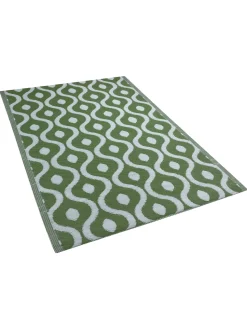 Tapete De Exterior Verde 120 X 180 Cm Pune