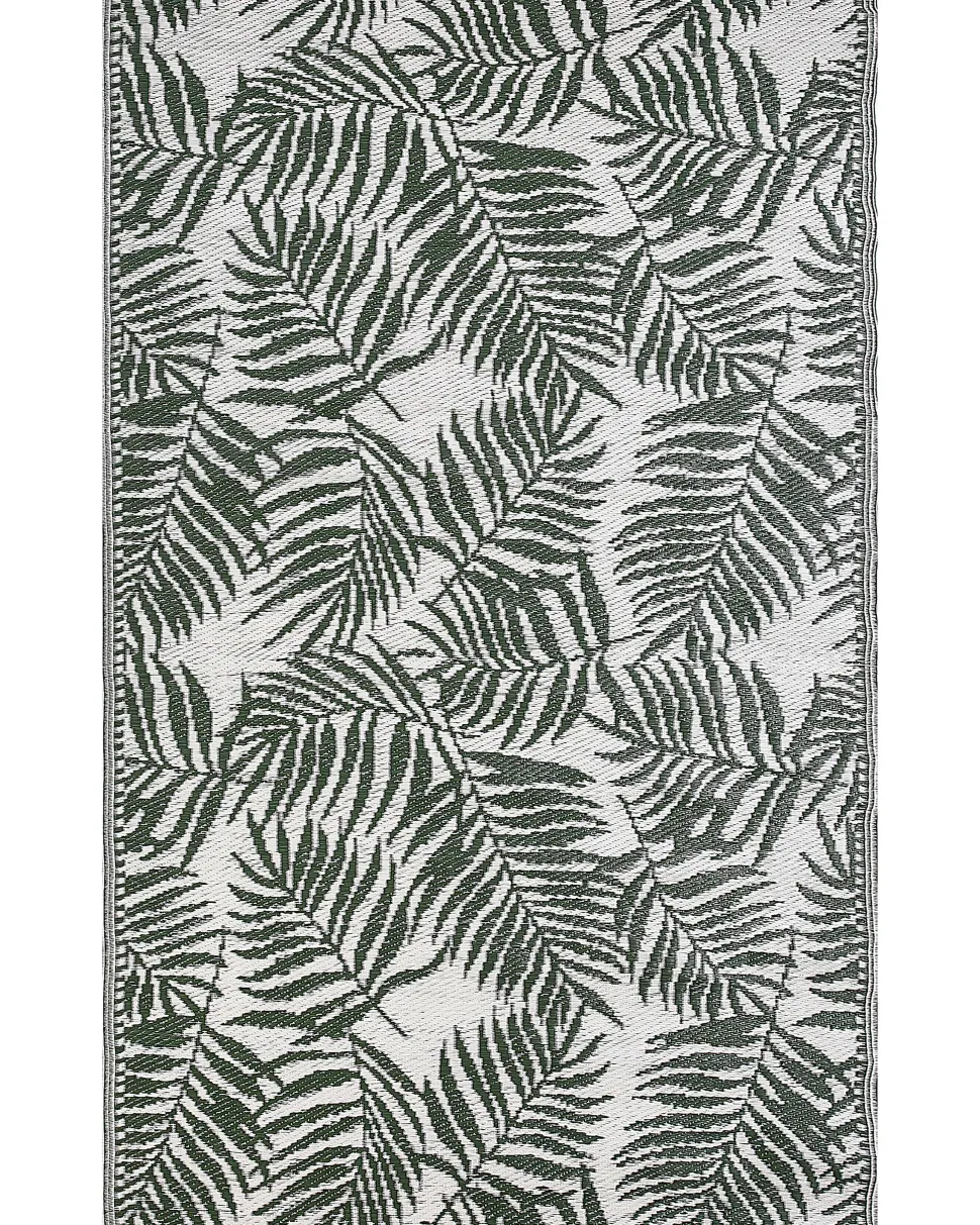 Tapete De Exterior Verde Escuro 120 X 180 Cm Kota