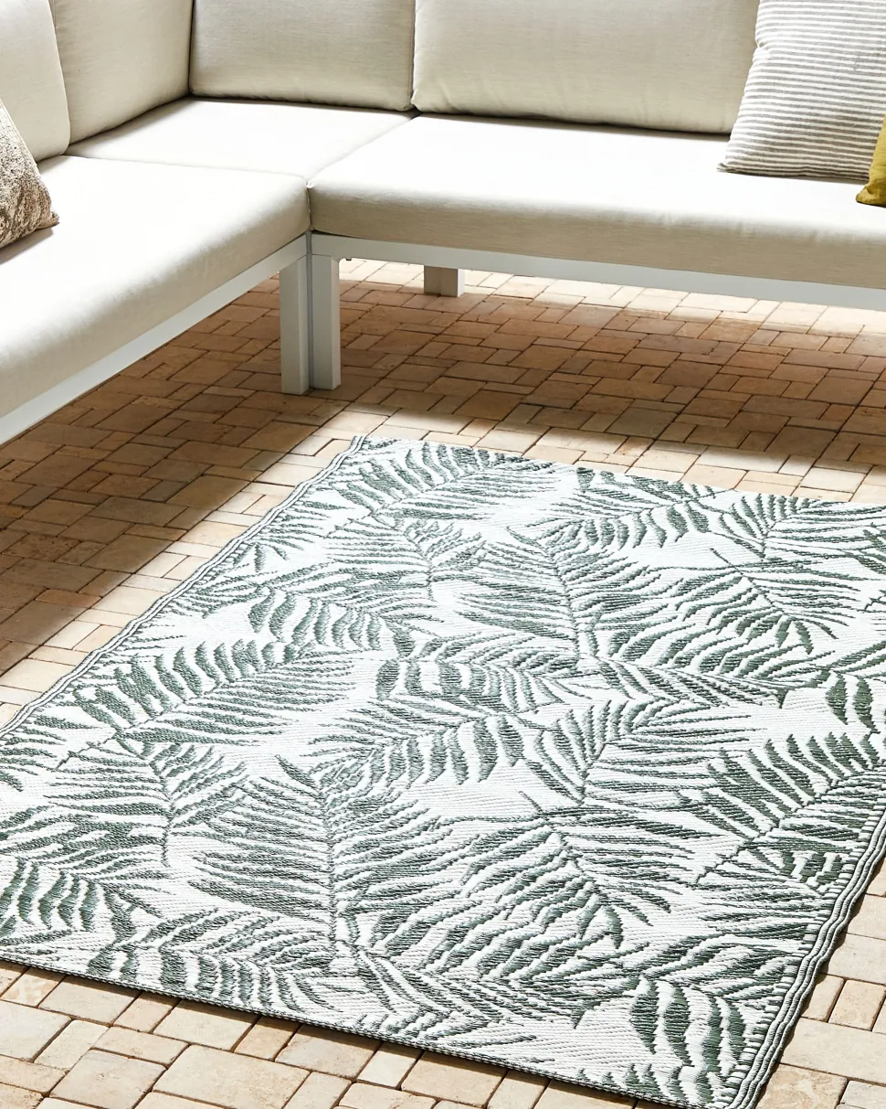 Tapete De Exterior Verde Escuro 120 X 180 Cm Kota