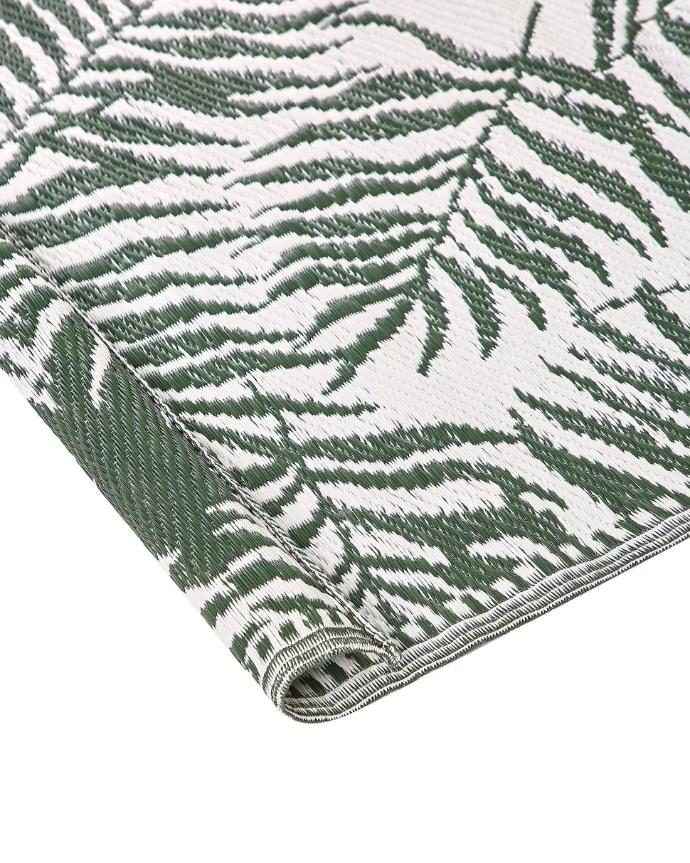 Tapete De Exterior Verde Escuro 120 X 180 Cm Kota