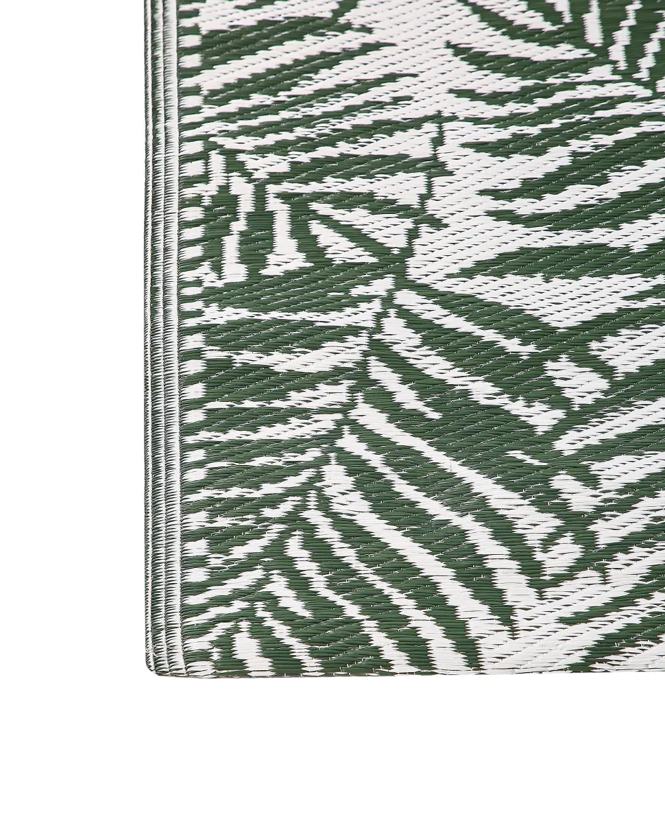 Tapete De Exterior Verde Escuro 120 X 180 Cm Kota