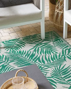 Tapete De Exterior Verde Esmeralda 120 X 180 Cm Kota