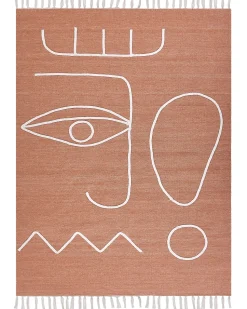 Tapete De Exterior Vermelho Claro 140 X 200 Cm Yavu