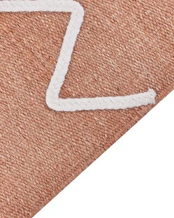 Tapete De Exterior Vermelho Claro 140 X 200 Cm Yavu