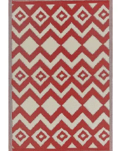 Tapete De Exterior Vermelho 120 X 180 Cm Dewas