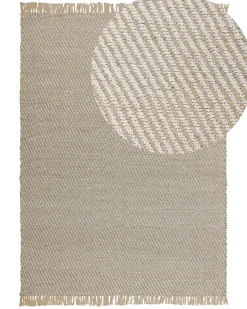 Tapete De Juta Creme 140 X 200 Cm Aladag