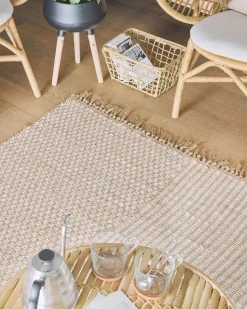 Tapete De Juta Creme 140 X 200 Cm Adabag