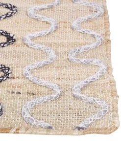 Tapete De Juta Creme 160 X 230 Cm Sogut