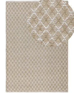 Tapete De Juta Creme 140 X 200 Cm Akbez