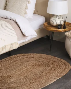 Tapete De Juta Creme 100 X 150 Cm Demirci