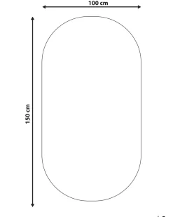 Tapete De Juta Creme 100 X 150 Cm Demirci