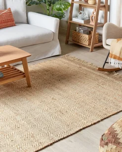 Tapete De Juta Creme 160 X 230 Cm Abana