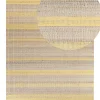 Tapete De Juta Creme E Amarelo 160 X 230 Cm Talpur