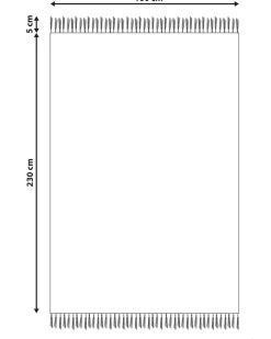 Tapete De Juta Creme E Branco 160 X 230 Cm Talpur