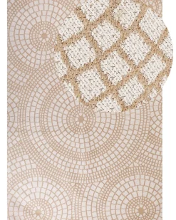 Tapete De Juta Creme E Branca 160 X 230 Cm Ariba