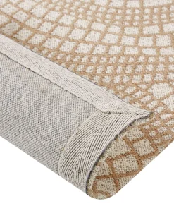 Tapete De Juta Creme E Branca 160 X 230 Cm Ariba